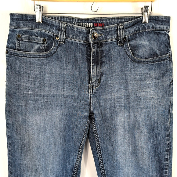 Urban Pipeline Skinny Jeans Men 36x30 Blue Denim Ultimate Fit Stretch Casual - Picture 2 of 16